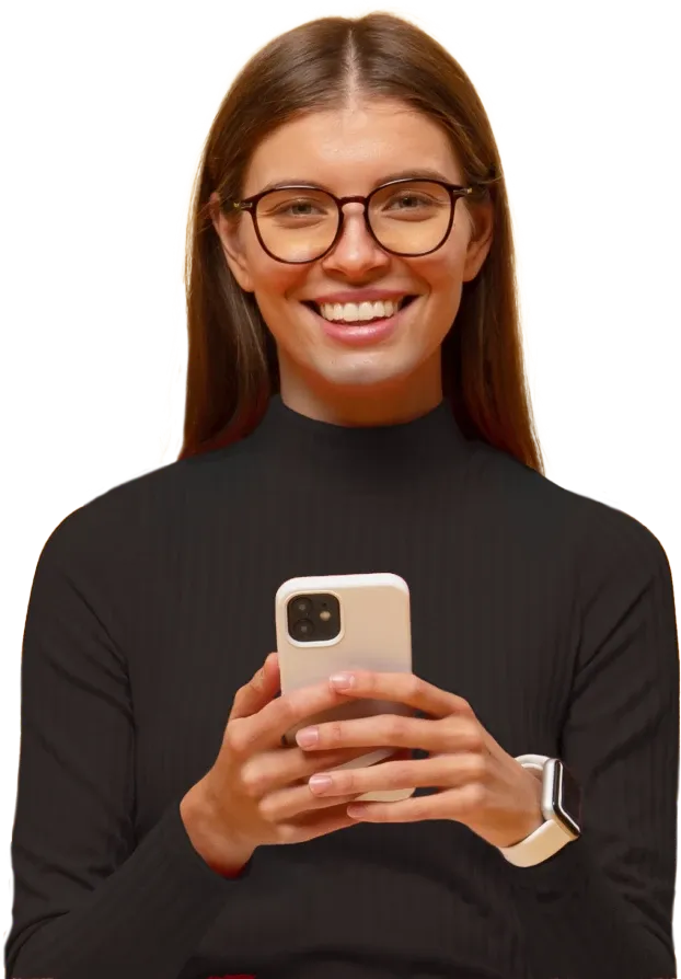 Woman with a phone